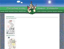 Tablet Screenshot of pfarrverband-greding.de